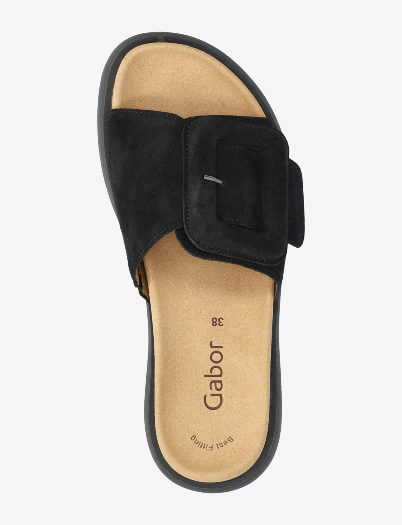 Gabor - Slip-in - matalat sandaalit - black - 3