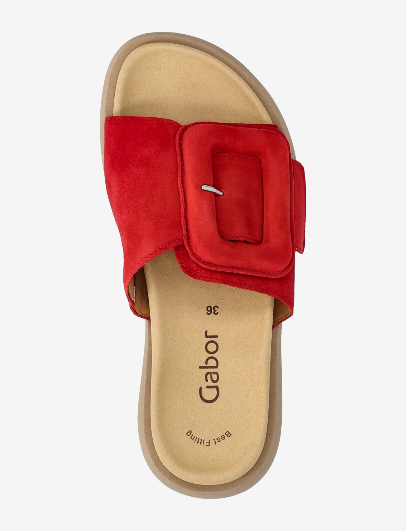 Gabor - Slip-in - kontsata sandaalid - red - 3