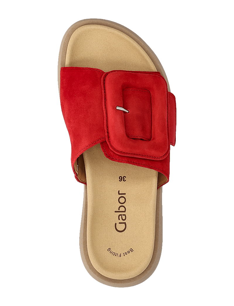 Gabor - Slip-in - kontsata sandaalid - red - 3