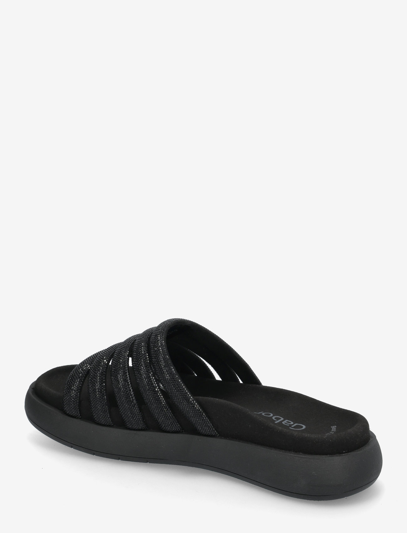Gabor - Slip-in - flache sandalen - black - 2