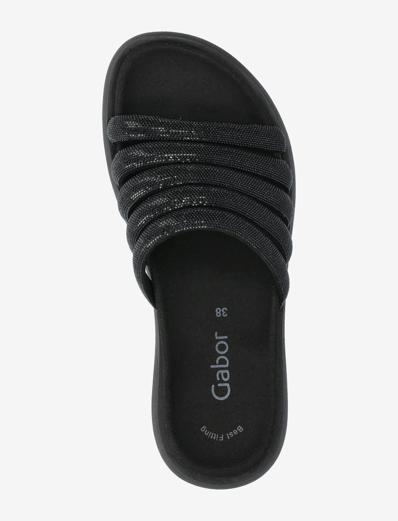 Gabor - Slip-in - flache sandalen - black - 3