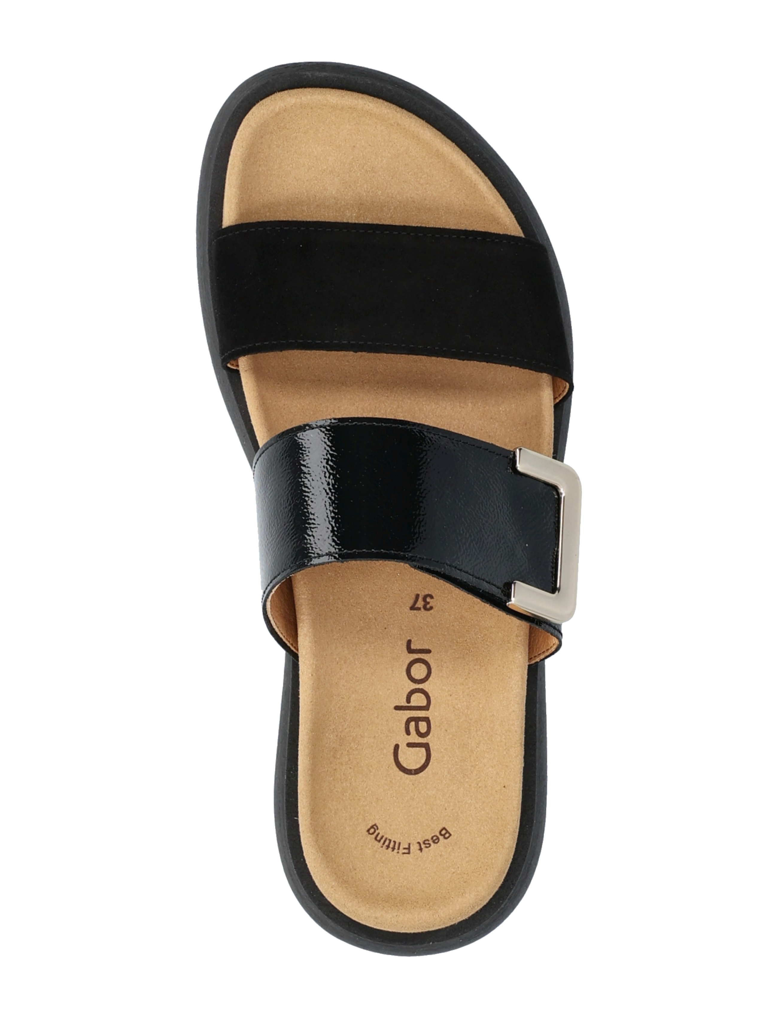 Gabor - Slip-in - flache sandalen - black - 3