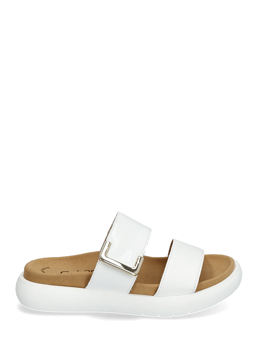 Gabor - Slip-in - flache sandalen - white - 1
