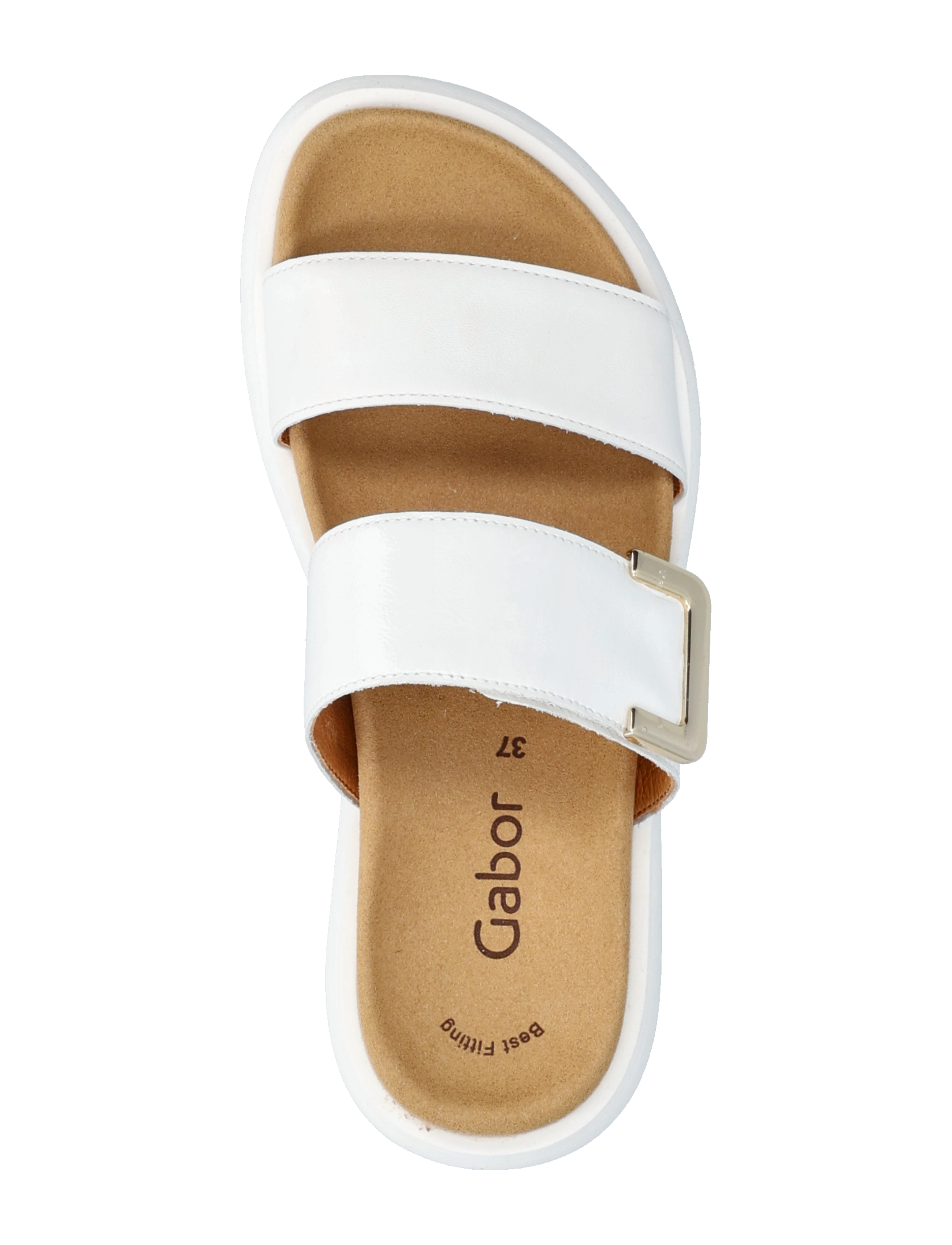 Gabor - Slip-in - flache sandalen - white - 3