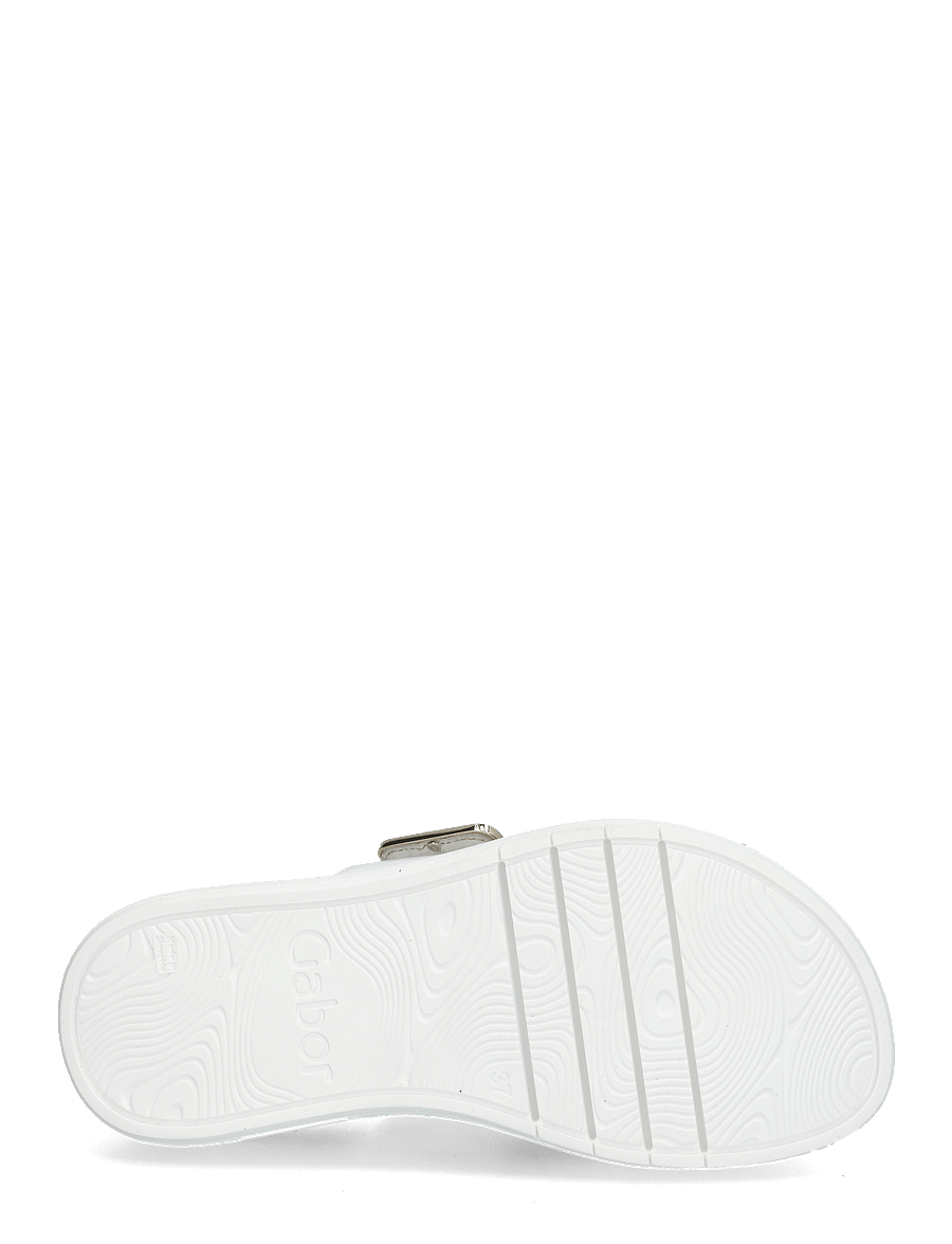 Gabor - Slip-in - flache sandalen - white - 4