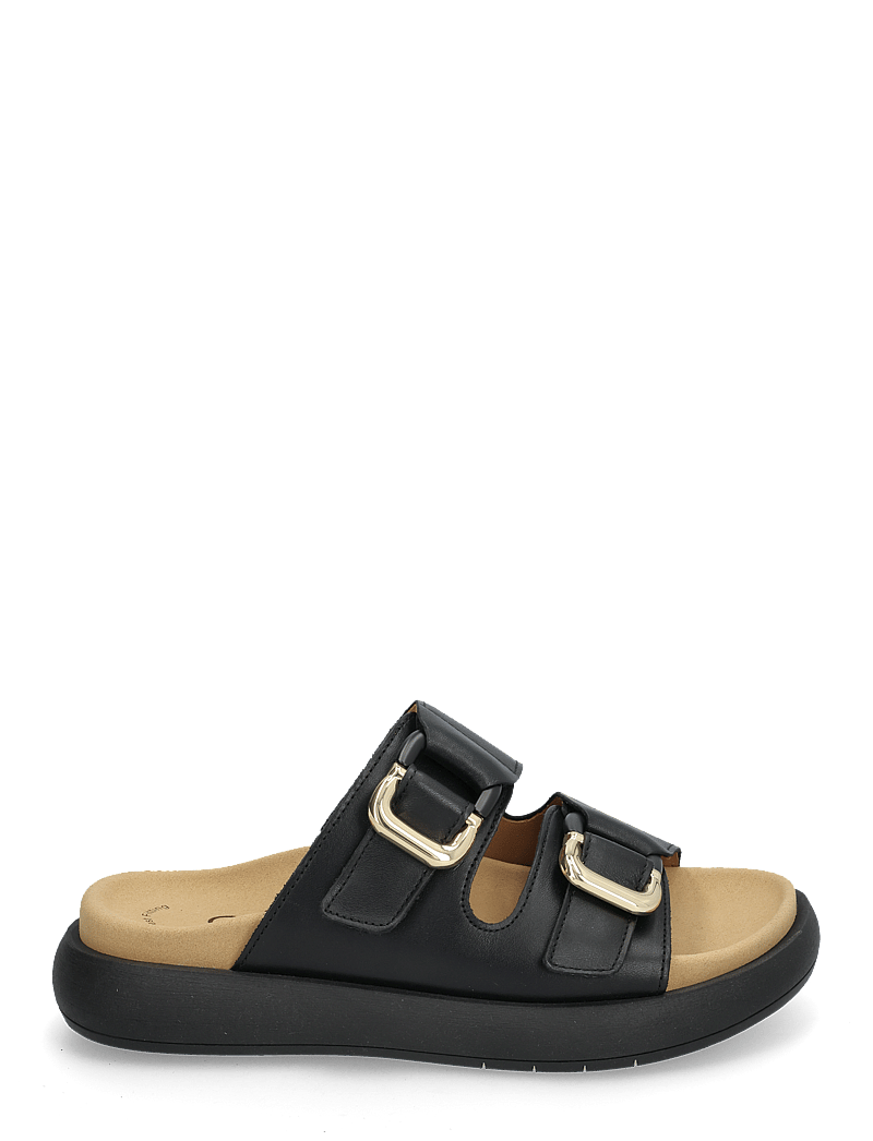 Gabor - Slip-in - flache sandalen - black - 1