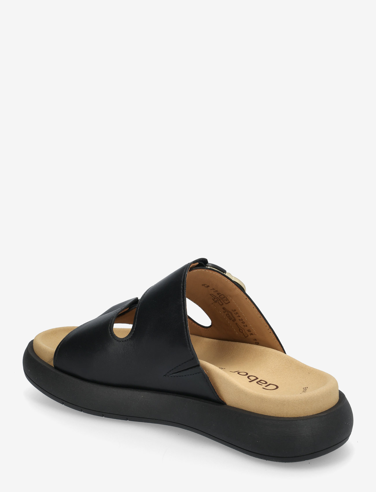 Gabor - Slip-in - flache sandalen - black - 2