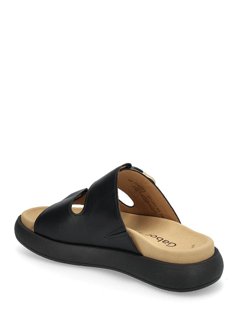 Gabor - Slip-in - flache sandalen - black - 2