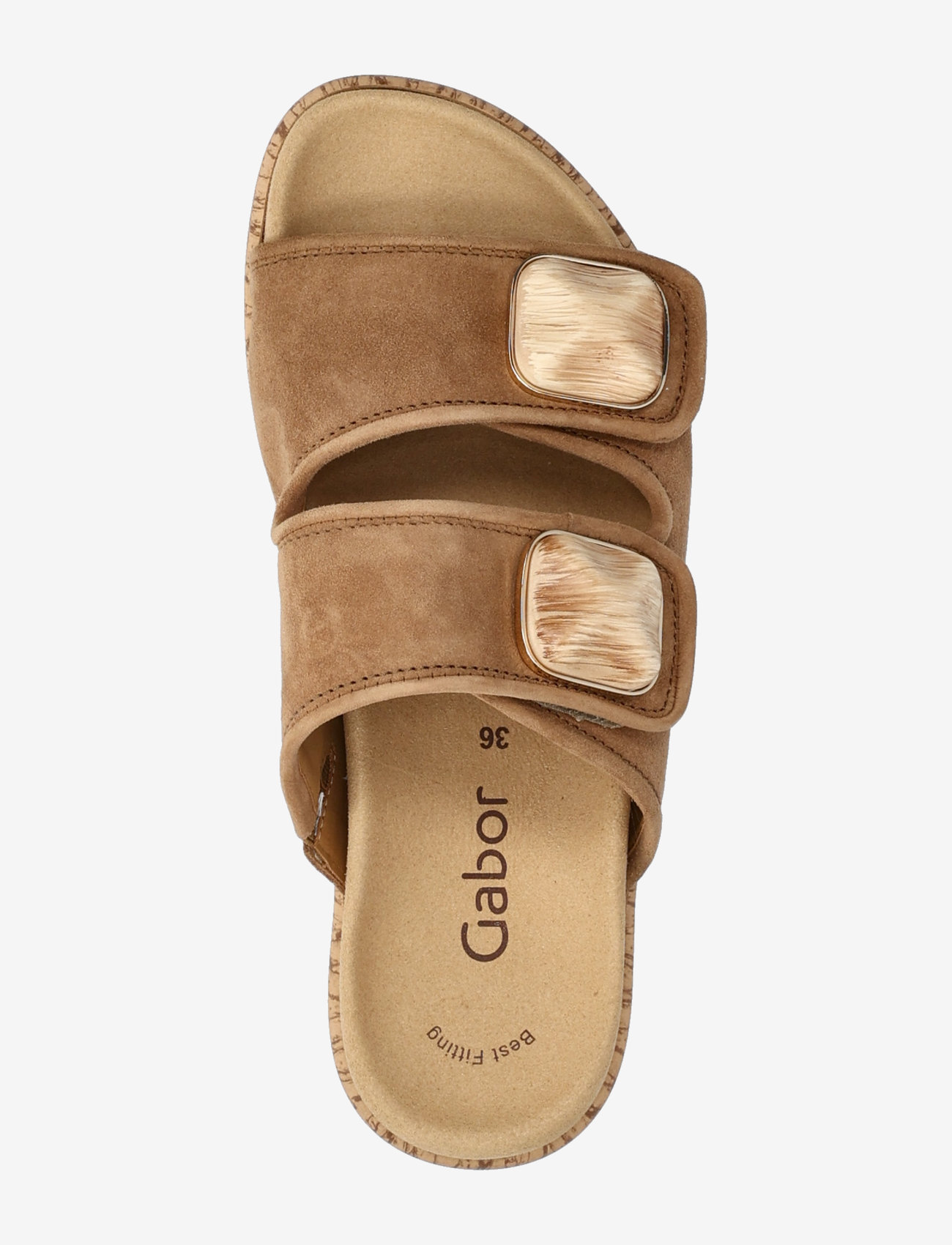 Gabor - Slip-in - flache sandalen - camel - 3