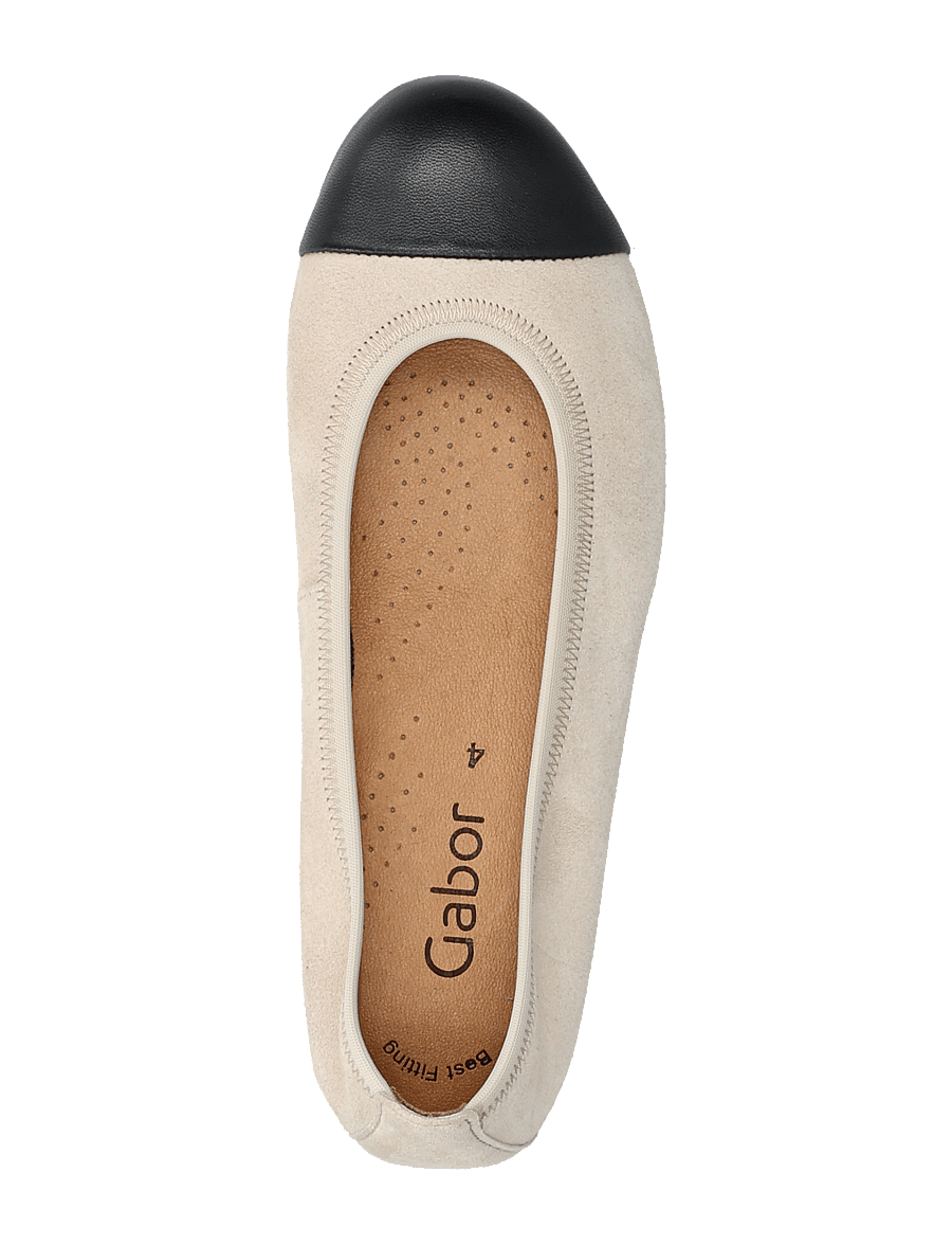 Gabor - Ballerina - black, sand - 3