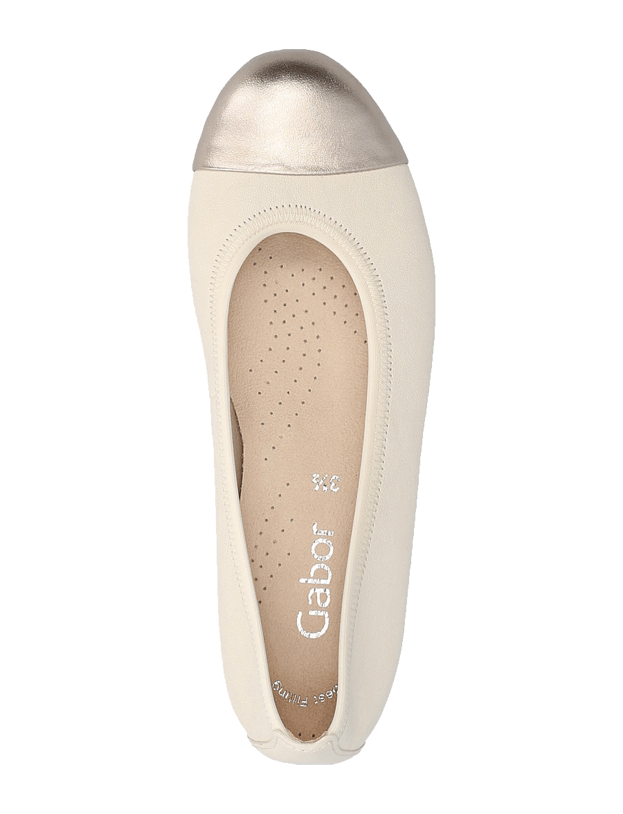 Gabor - Ballerina - besondere anlässe - soft gold, cream white - 3