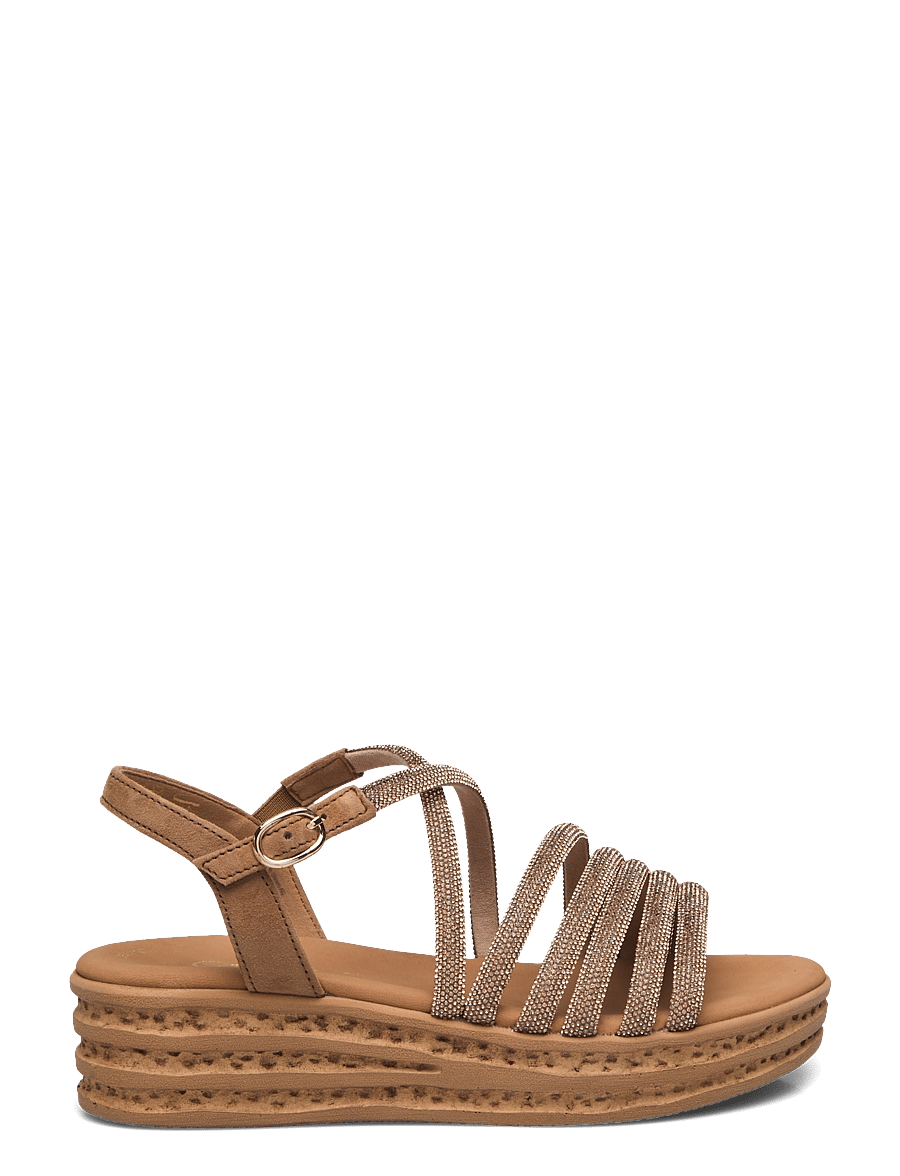 Gabor - Sandal - sandales à plateforme - camel - 1