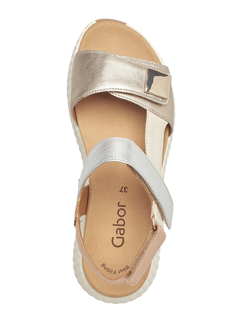 Gabor - Sandal - platta sandaler - multi metals - 3