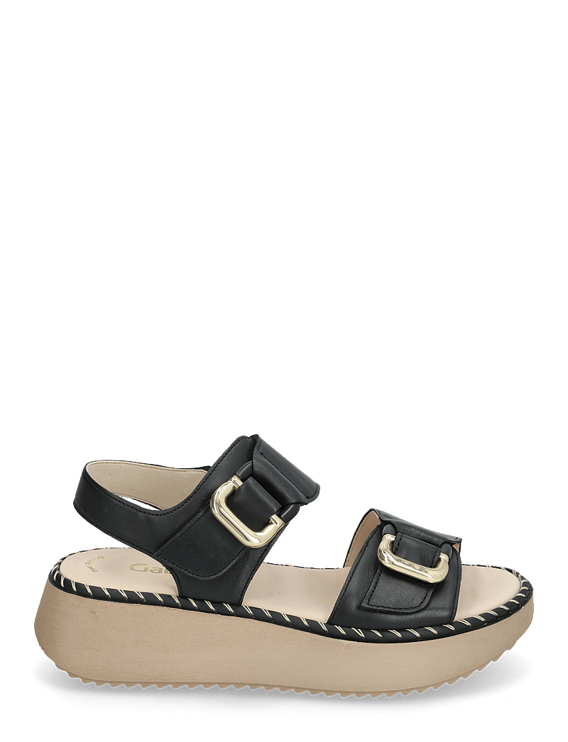 Gabor - Sandal - platta sandaler - black - 1