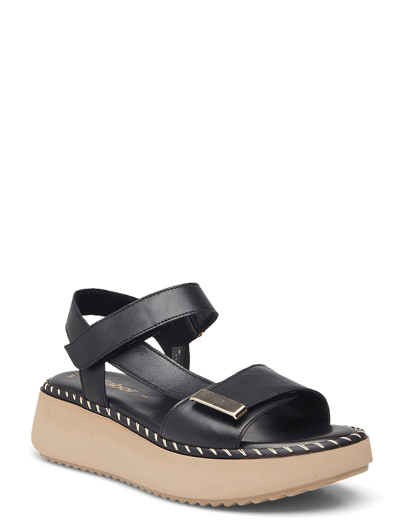 Gabor - Sandal - platta sandaler - black - 0