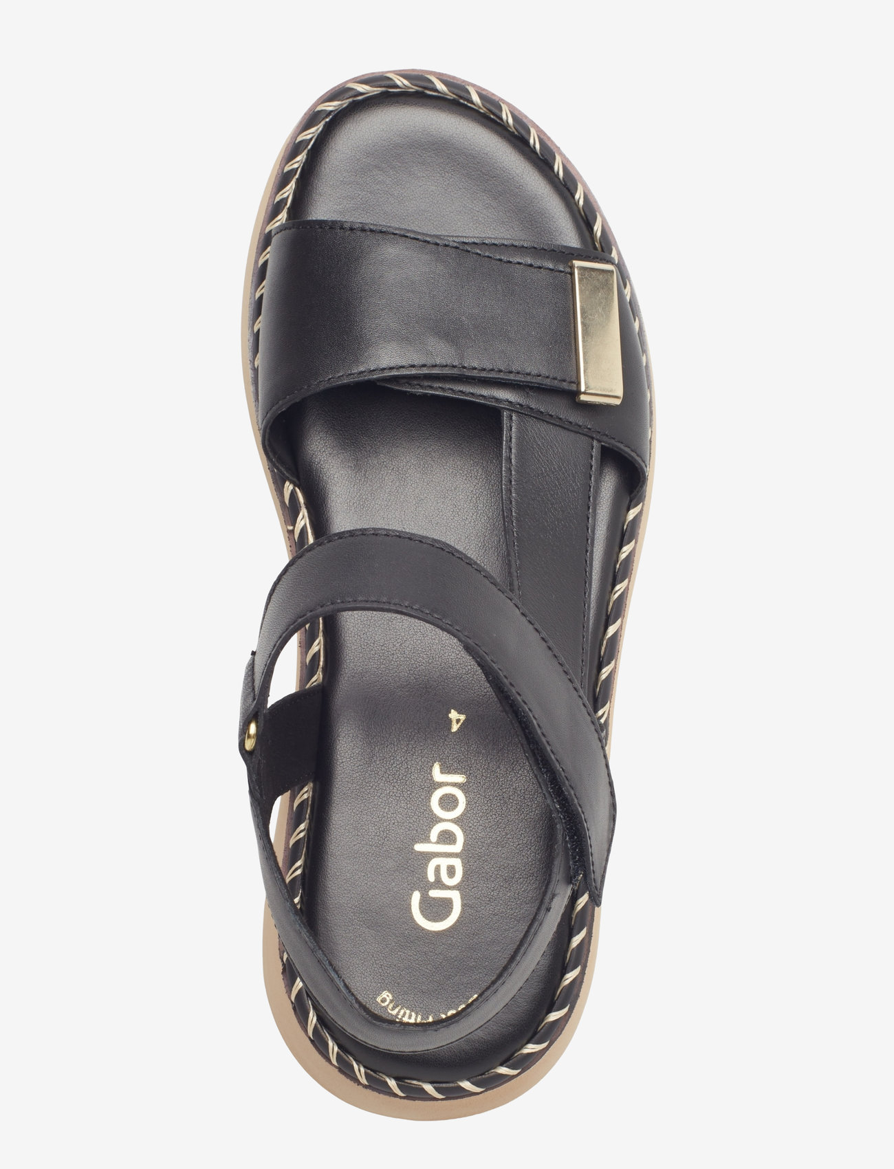Gabor - Sandal - flache sandalen - black - 3