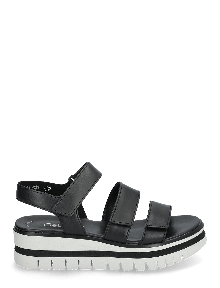 Gabor - Sandal - flache sandalen - black - 1