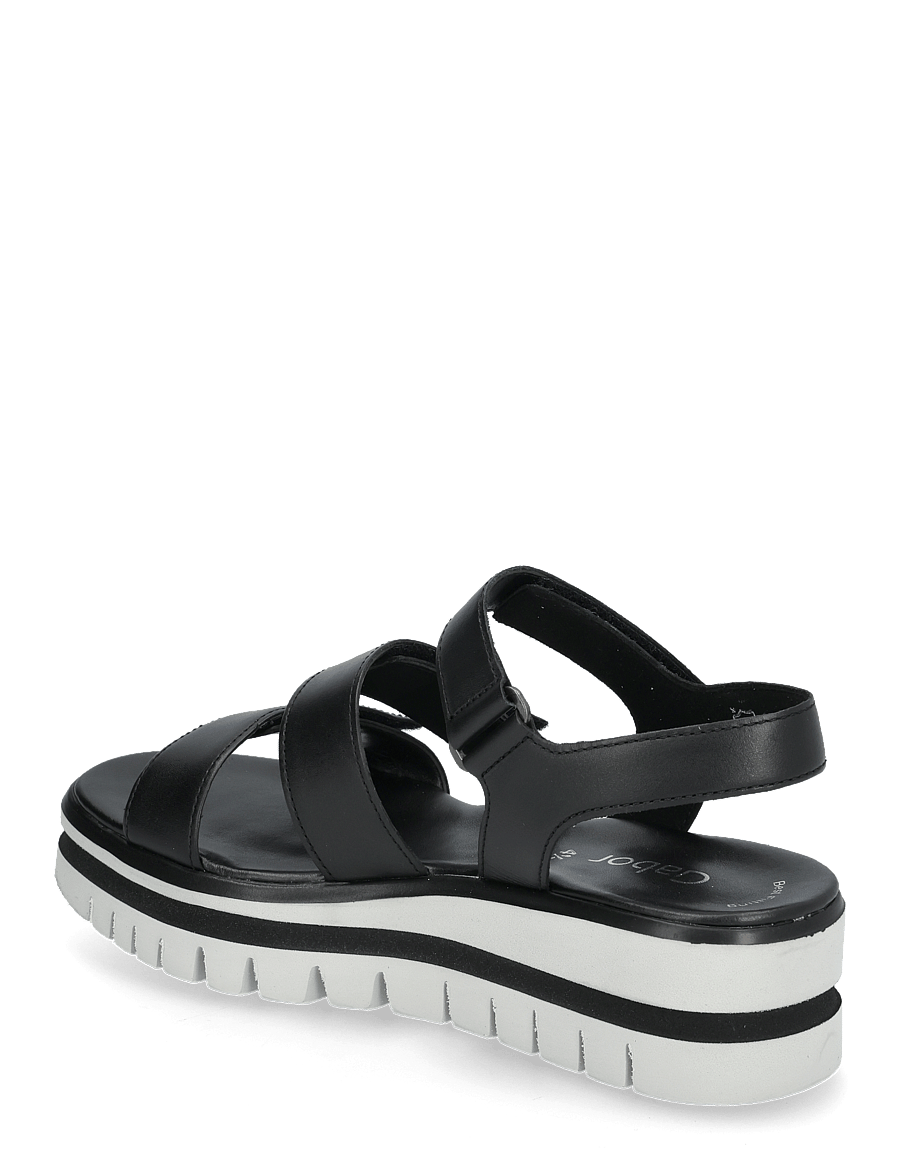 Gabor - Sandal - flache sandalen - black - 2