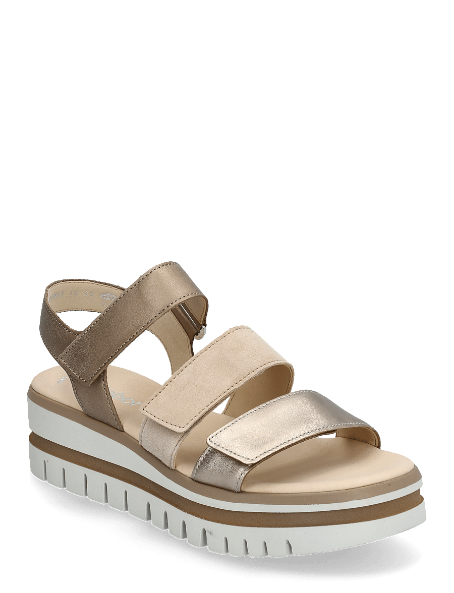 Gabor - Sandal - flache sandalen - multi sand - 0
