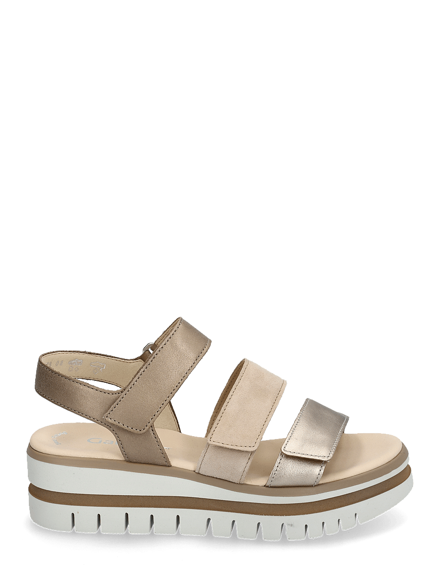 Gabor - Sandal - flache sandalen - multi sand - 1