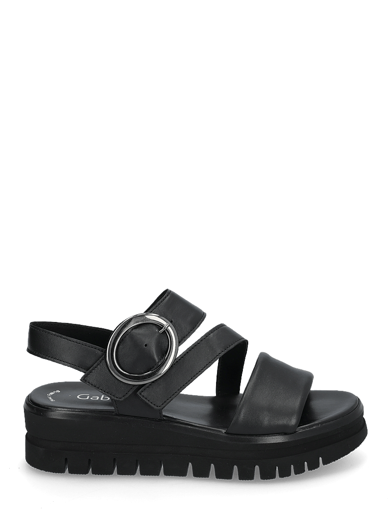 Gabor - Sandal - platta sandaler - black - 1
