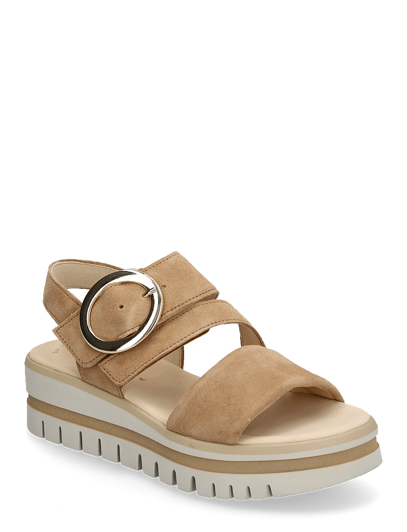 Gabor - Sandal - platta sandaler - sand - 0