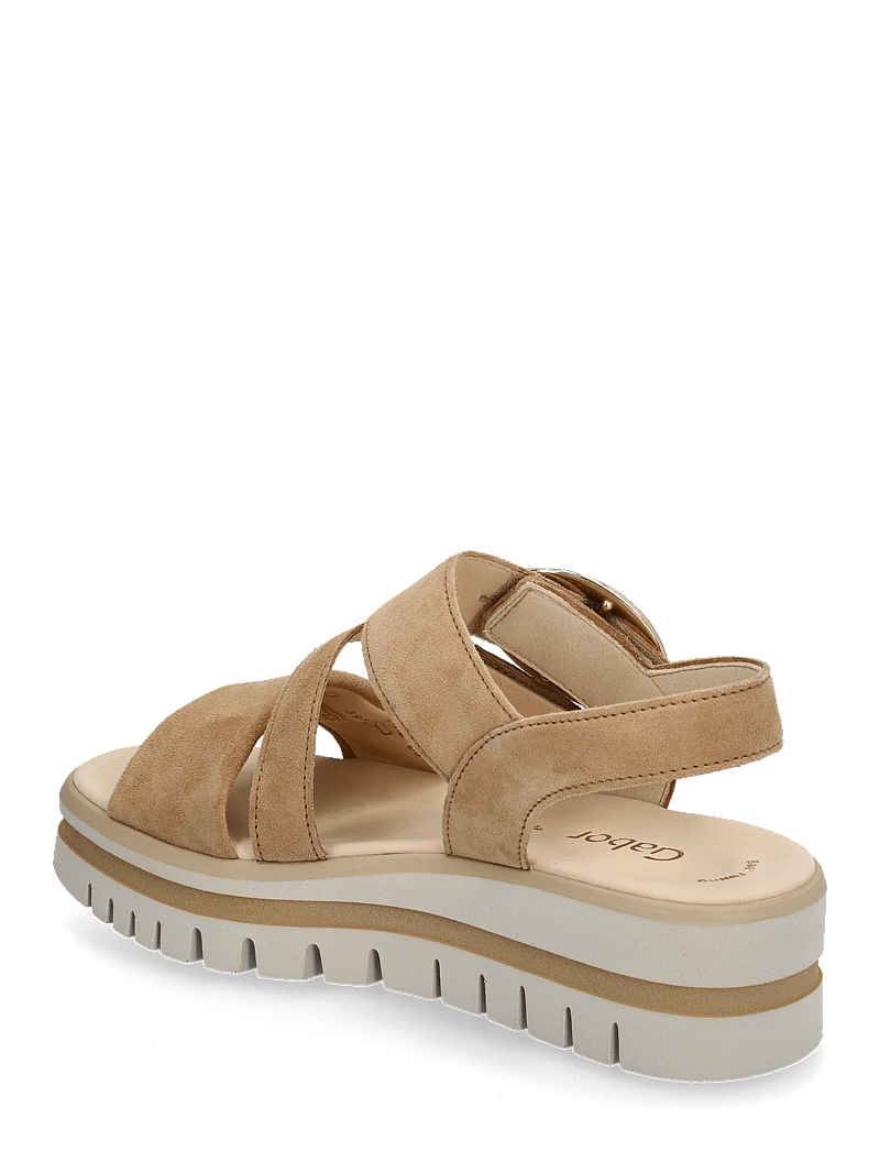 Gabor - Sandal - platta sandaler - sand - 2
