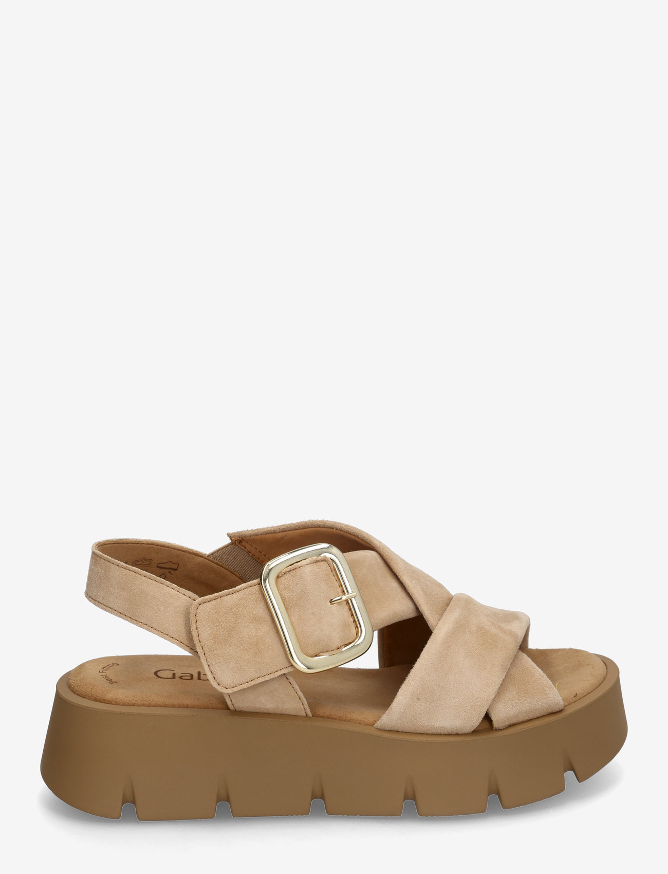 Gabor - Sandal - platformsandaler - camel - 1