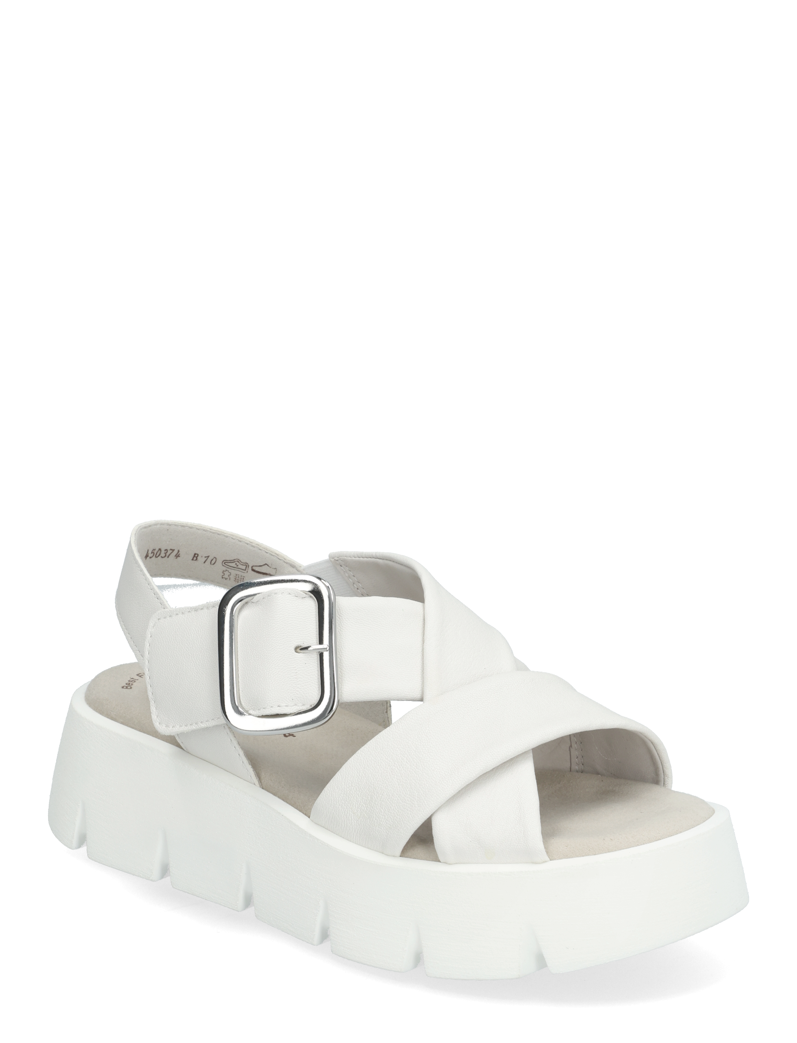 Gabor Sandal, 40.5, White, Sandals > Platform Sandals, Dame