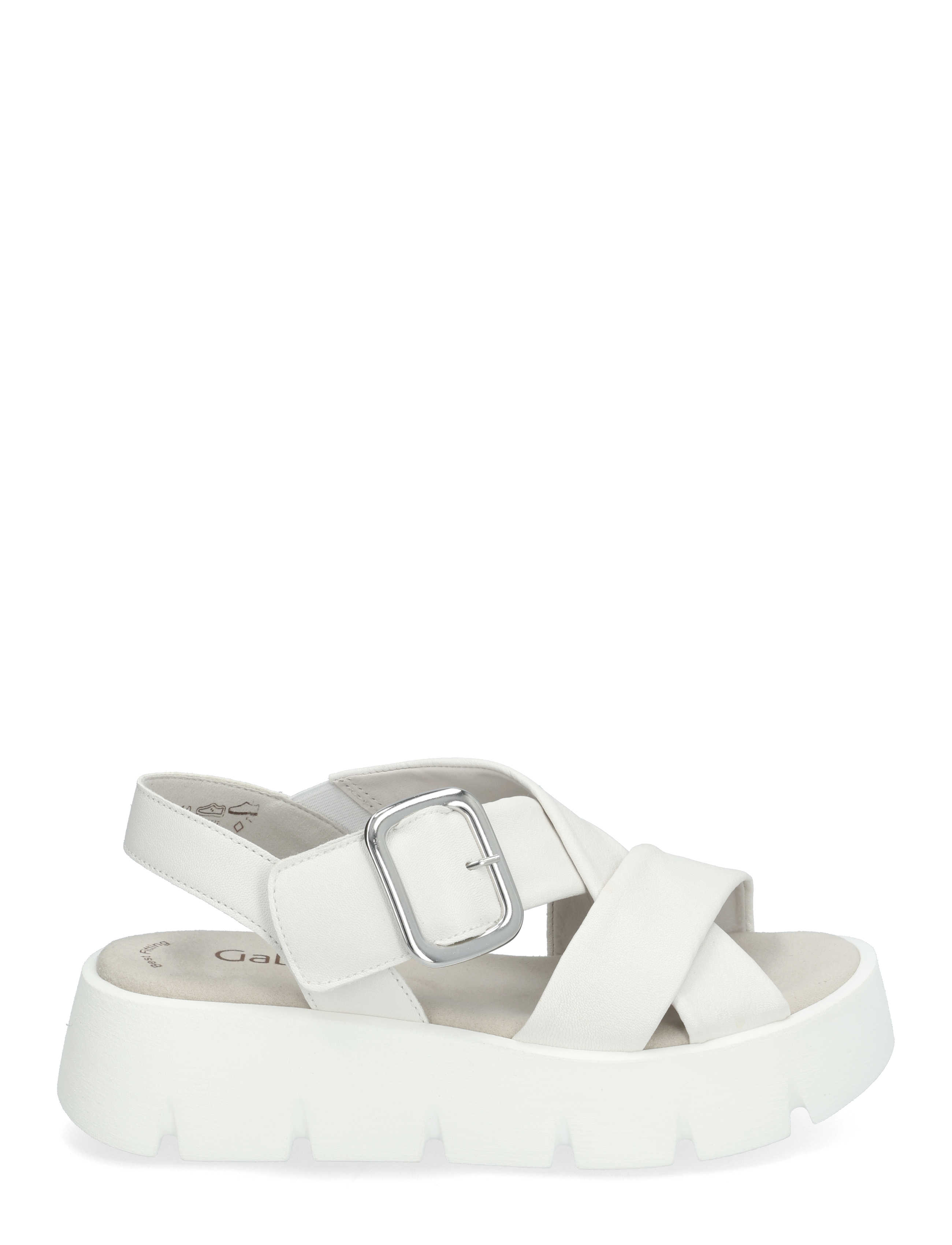 Gabor - Sandal - plateau-sandalen - cream white - 1