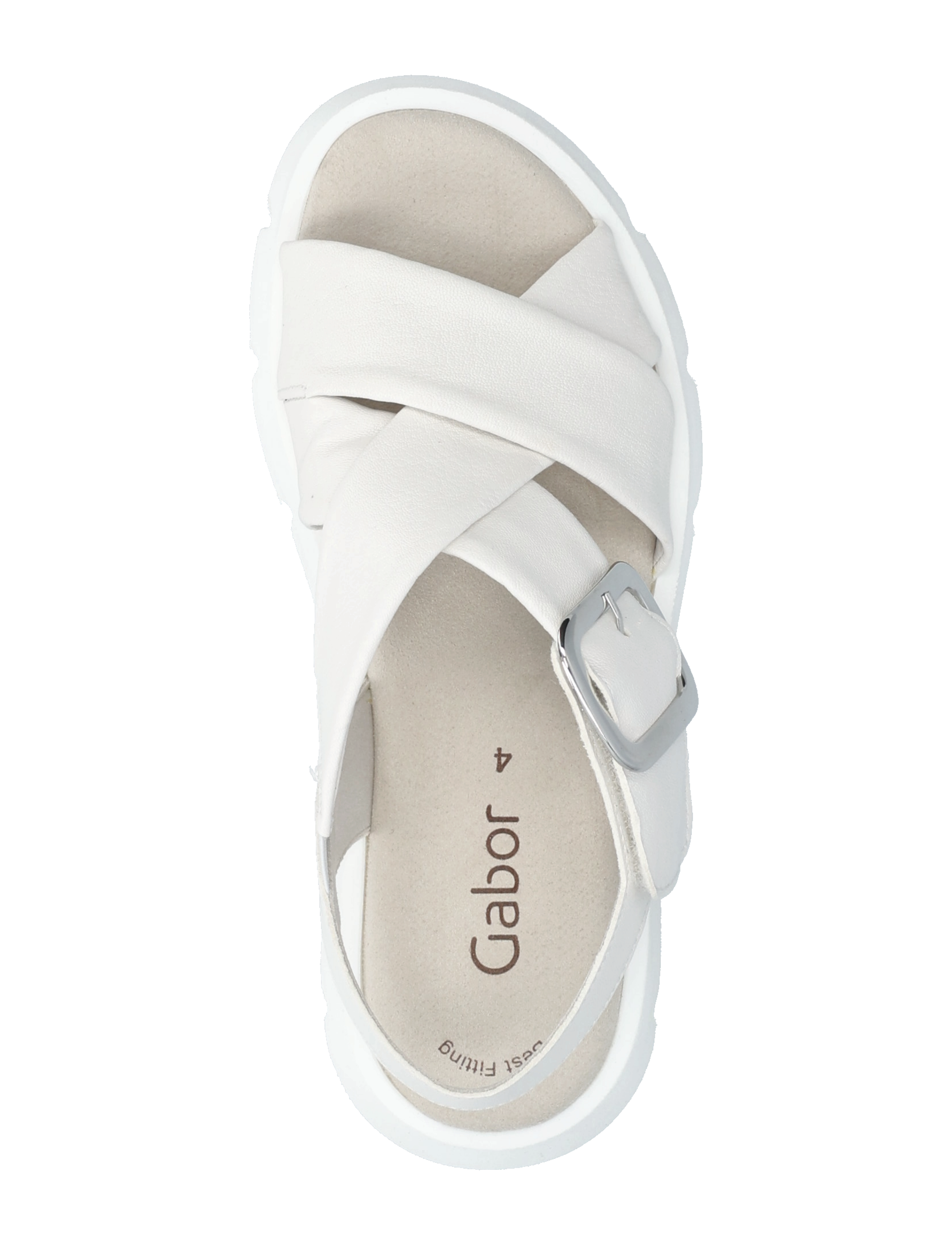 Gabor - Sandal - plateau-sandalen - cream white - 3