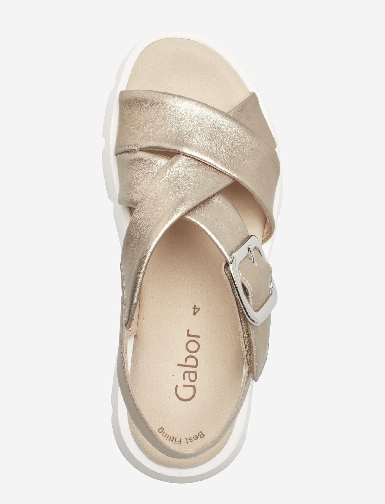 Gabor - Sandal - plateau-sandalen - soft gold - 3