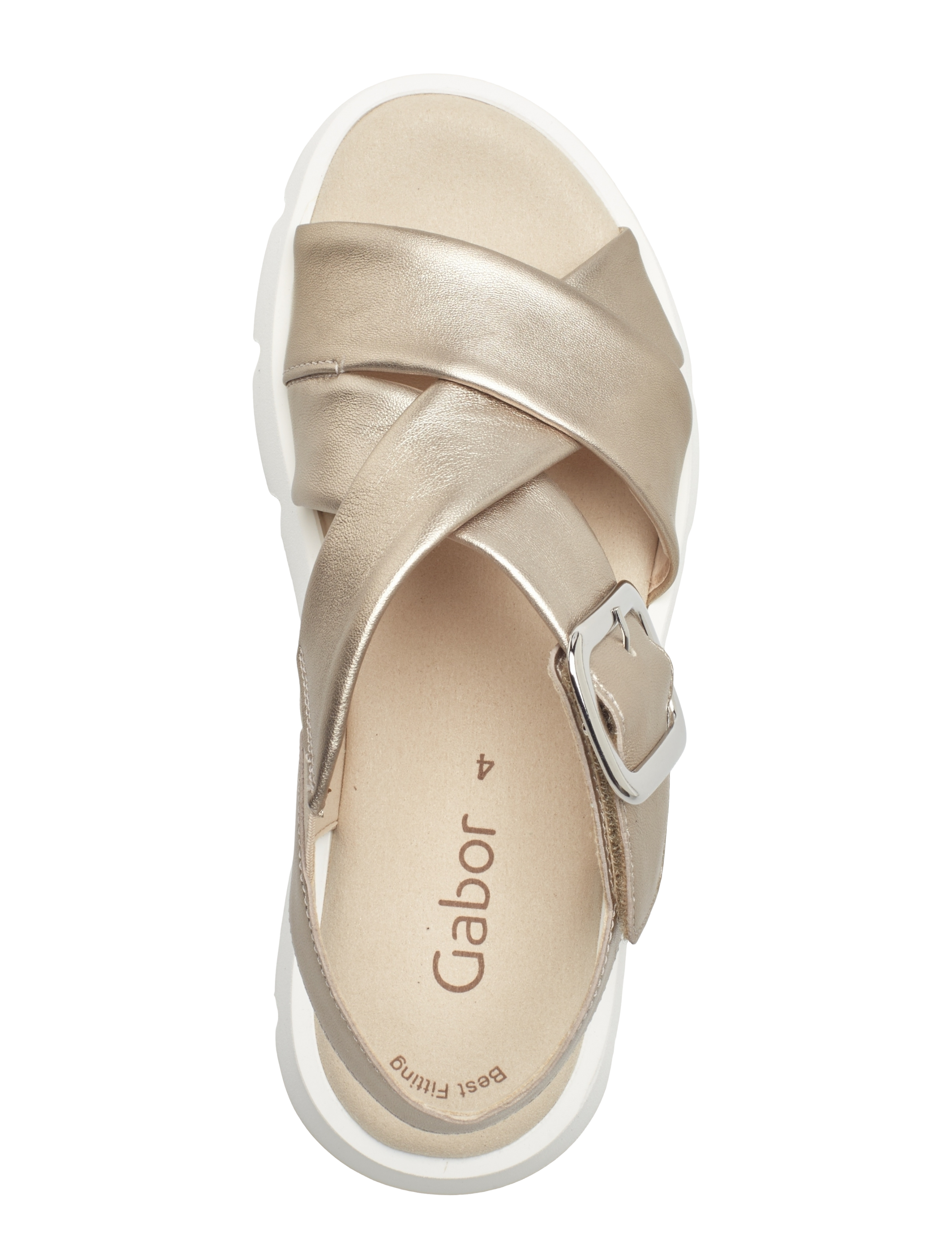 Gabor - Sandal - plateau-sandalen - soft gold - 3