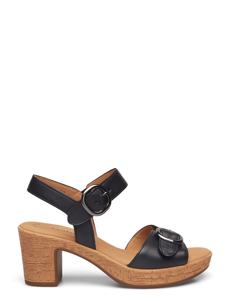 Gabor - Ankle-strap sandal - sandaletten - black - 1