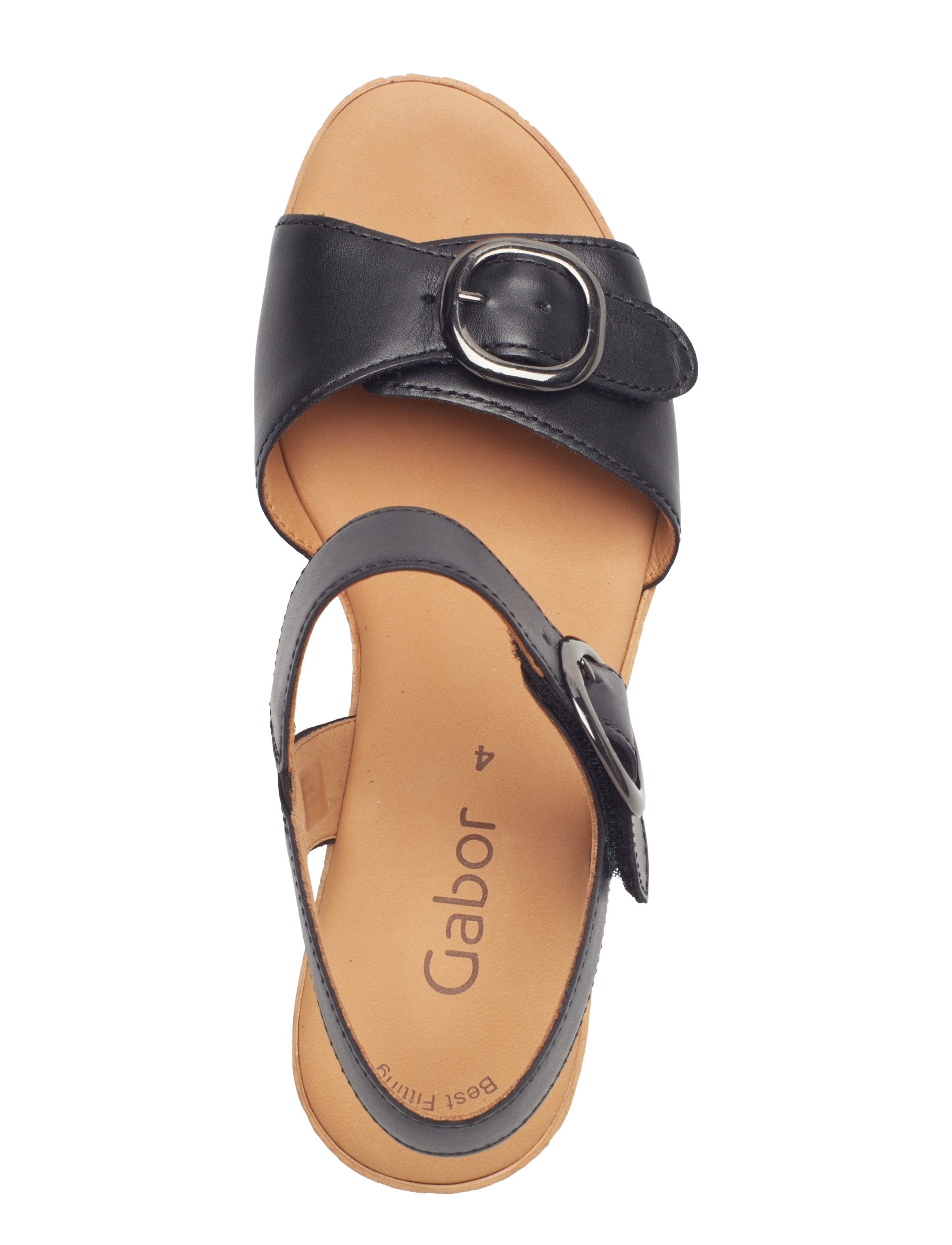 Gabor - Ankle-strap sandal - black - 3