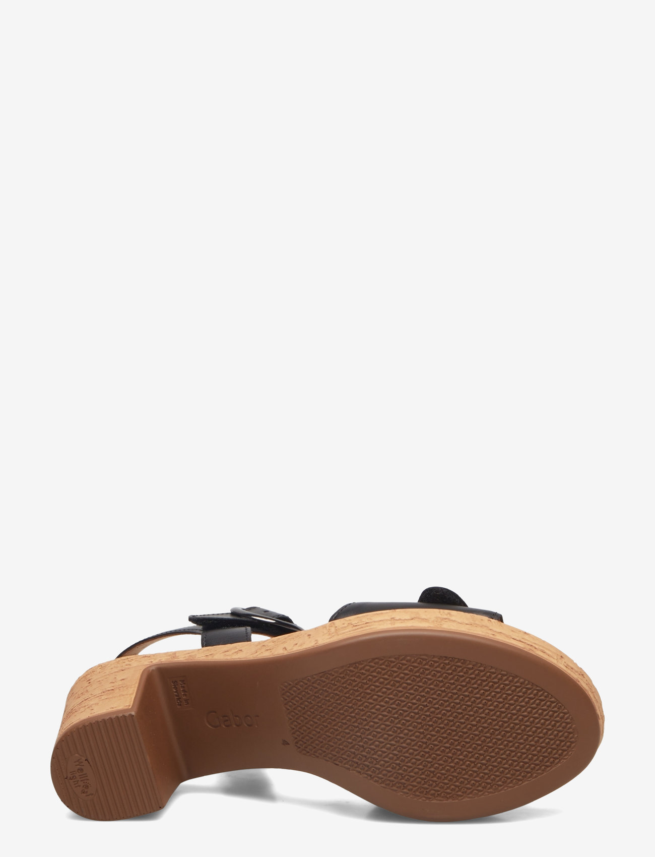 Gabor - Ankle-strap sandal - heeled sandals - black - 4