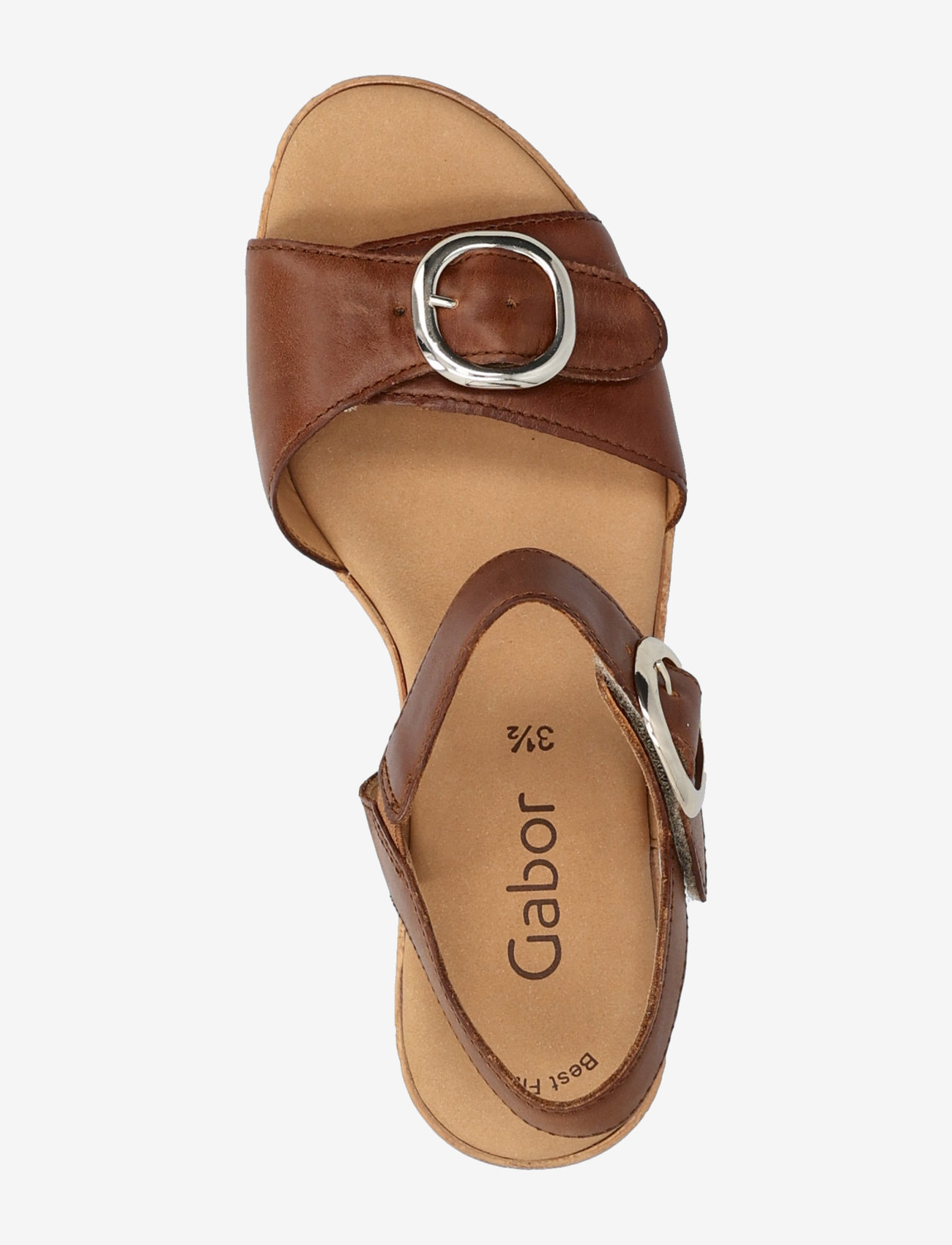 Gabor - Ankle-strap sandal - sandaletten - cognac - 3
