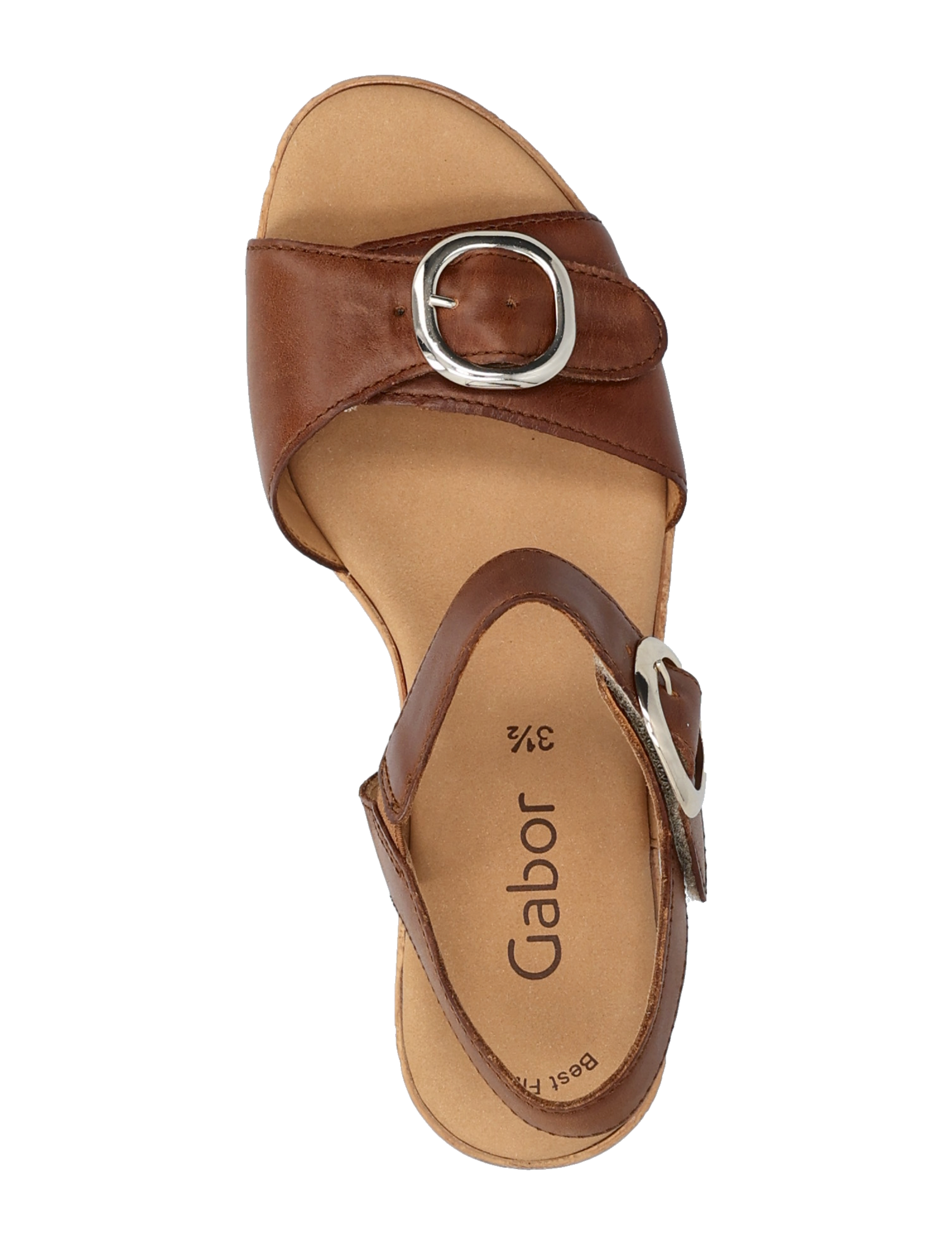 Gabor - Ankle-strap sandal - cognac - 3