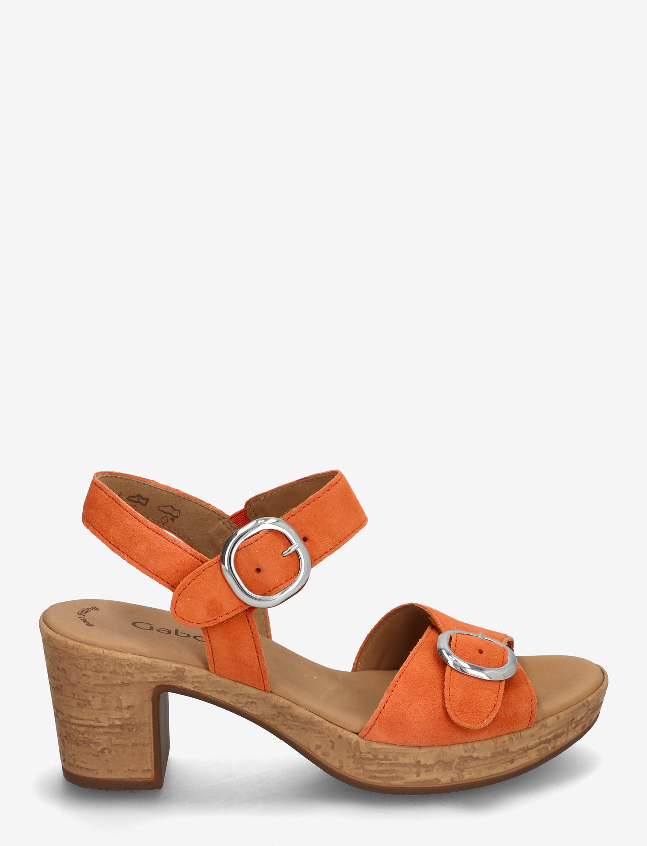 Gabor - Ankle-strap sandal - sandaler med hæl - orange - 1