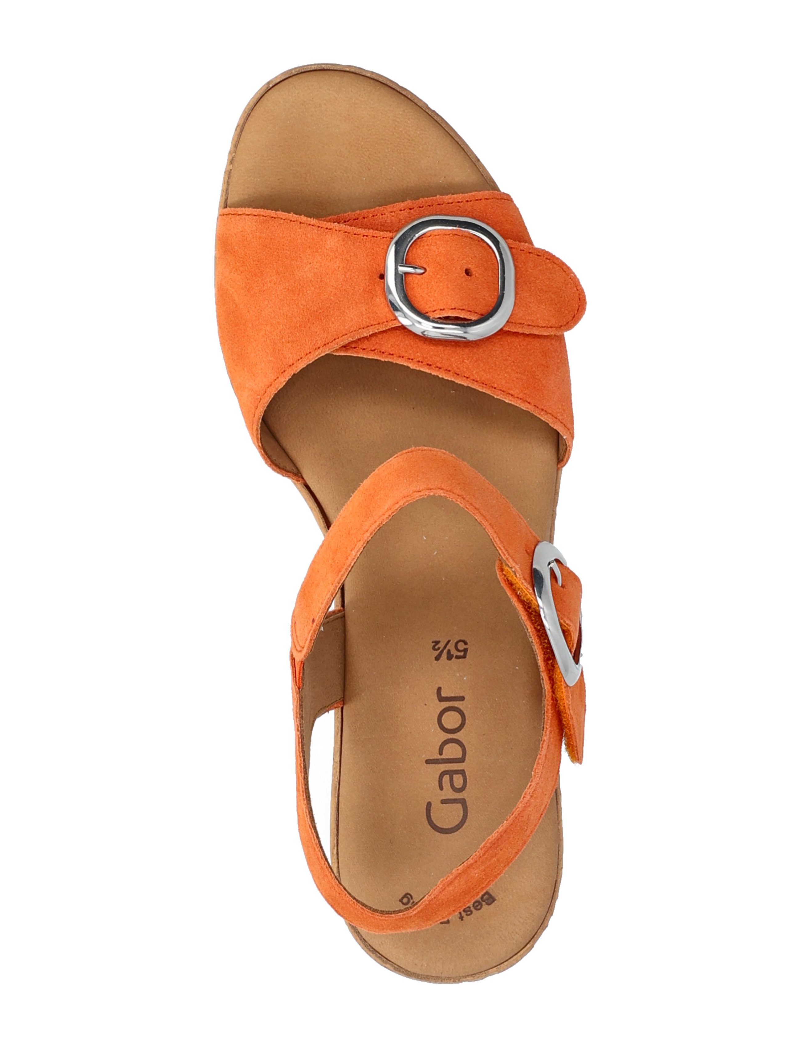Gabor - Ankle-strap sandal - orange - 3
