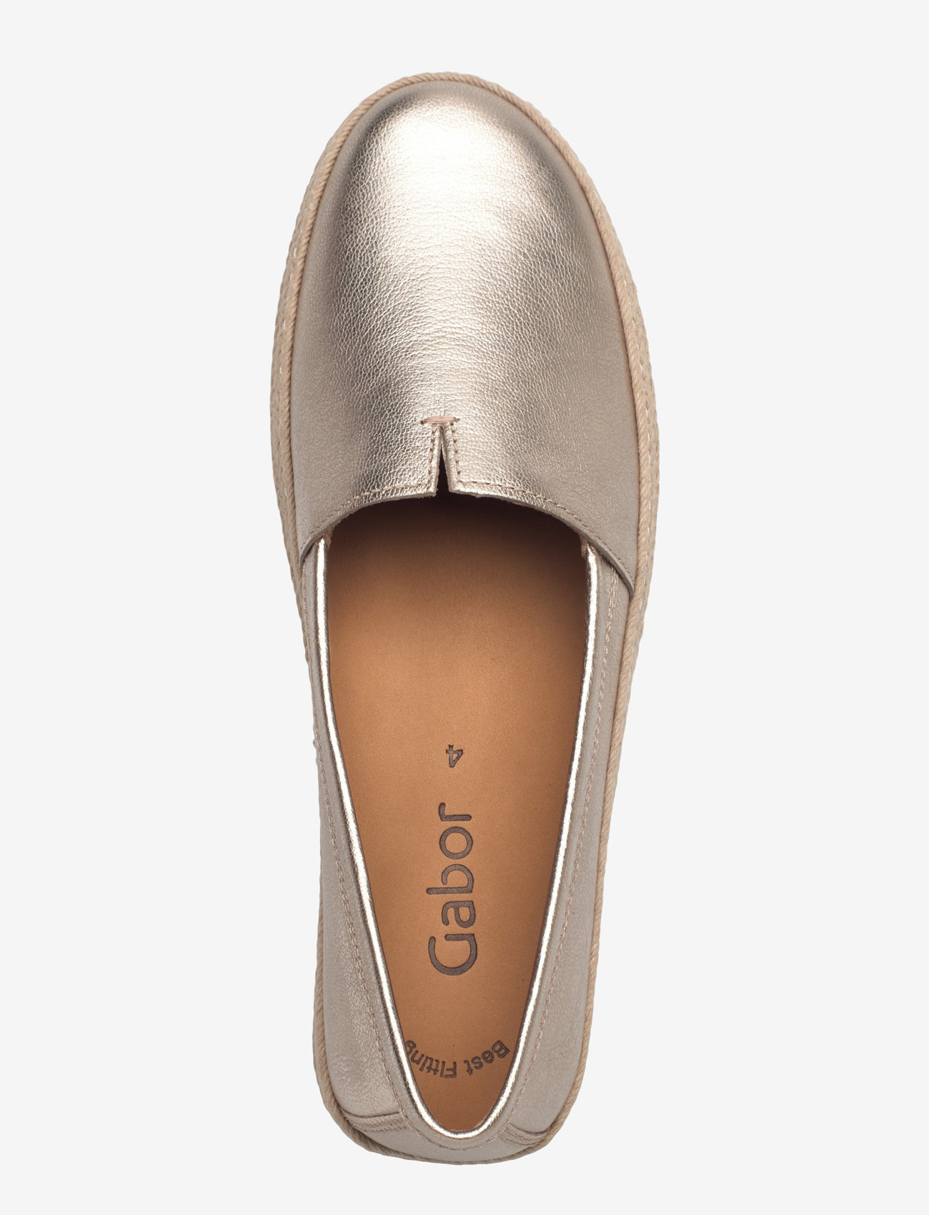 Gabor - Espadrille loafer - konfirmation - soft gold - 3