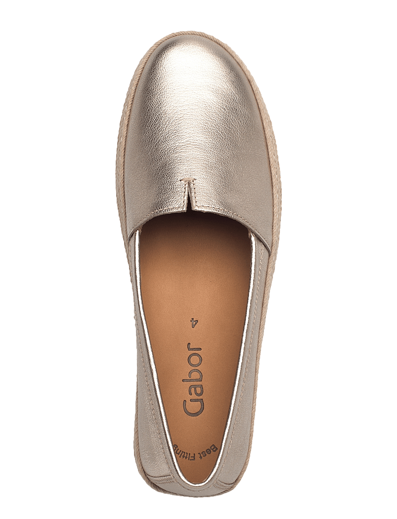 Gabor - Espadrille loafer - konfirmation - soft gold - 3