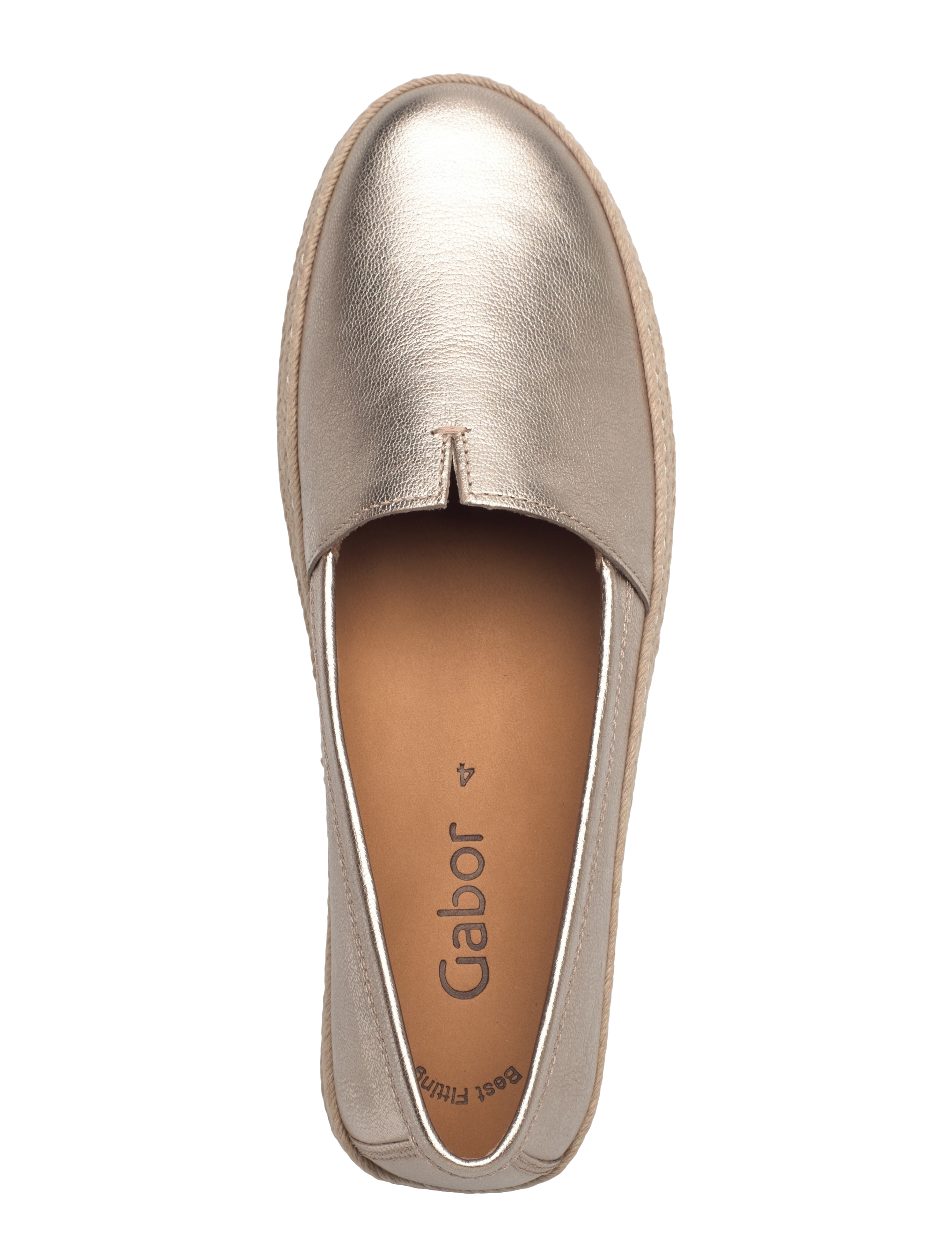 Gabor - Espadrille loafer - kvinder - soft gold - 3