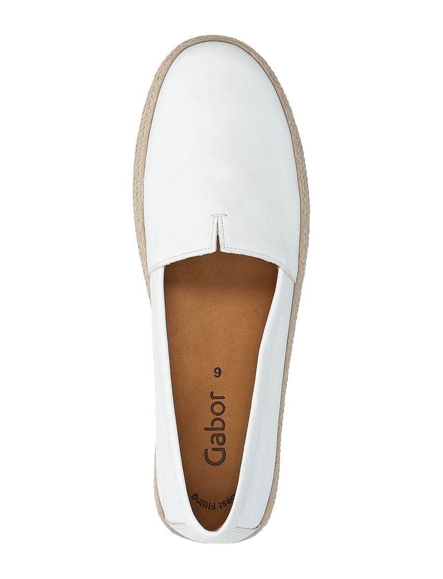 Gabor - Espadrille loafer - moetrendid - white - 3