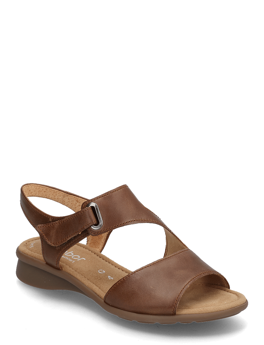 Gabor - Sandal - platte sandalen - cognac - 0