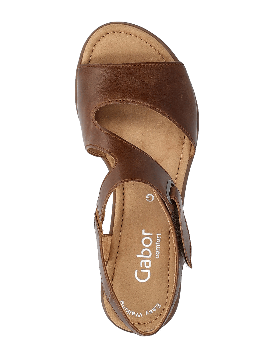 Gabor - Sandal - platte sandalen - cognac - 3
