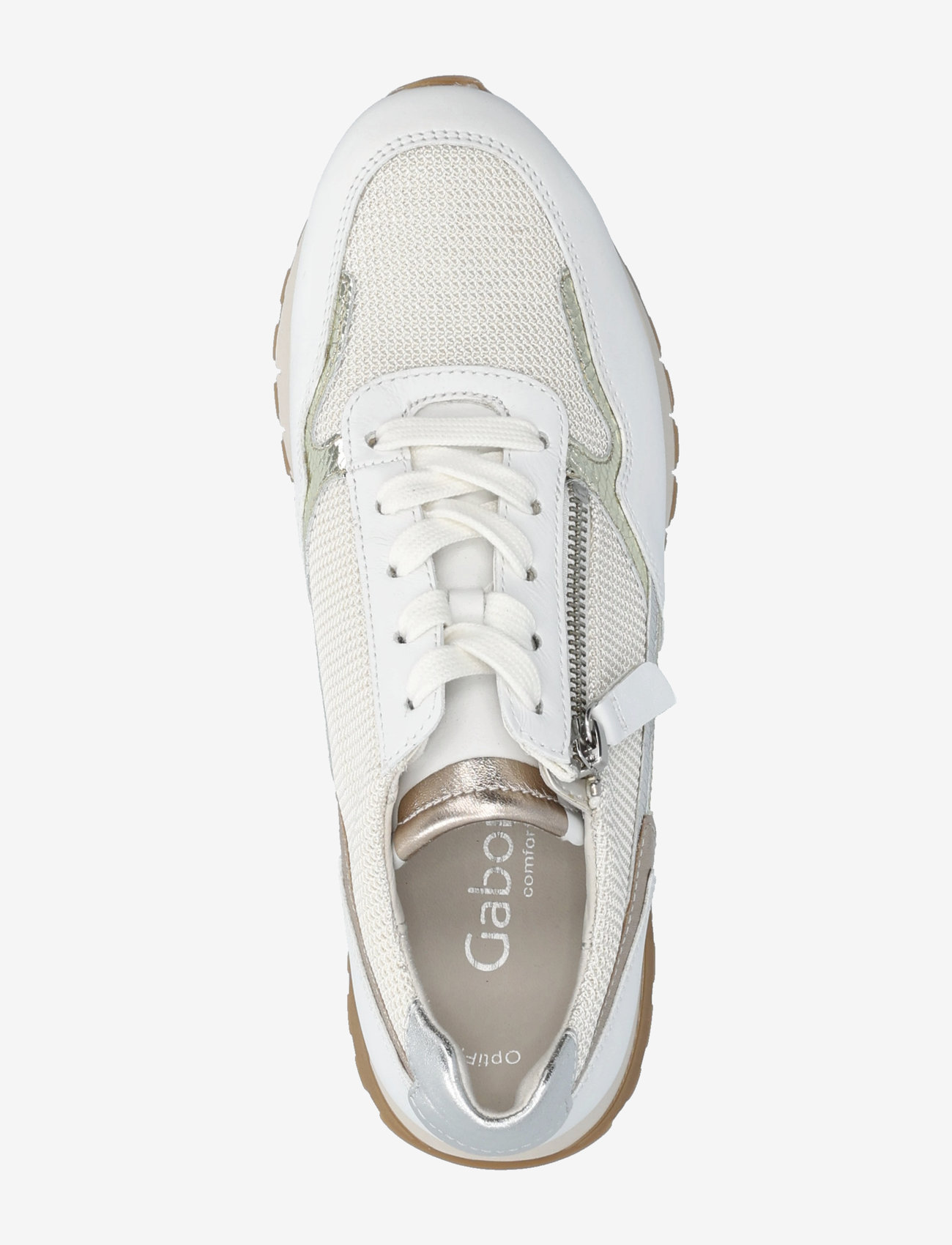 Gabor - Sneaker - low top sneakers - white, gold, silver, rose gold - 3