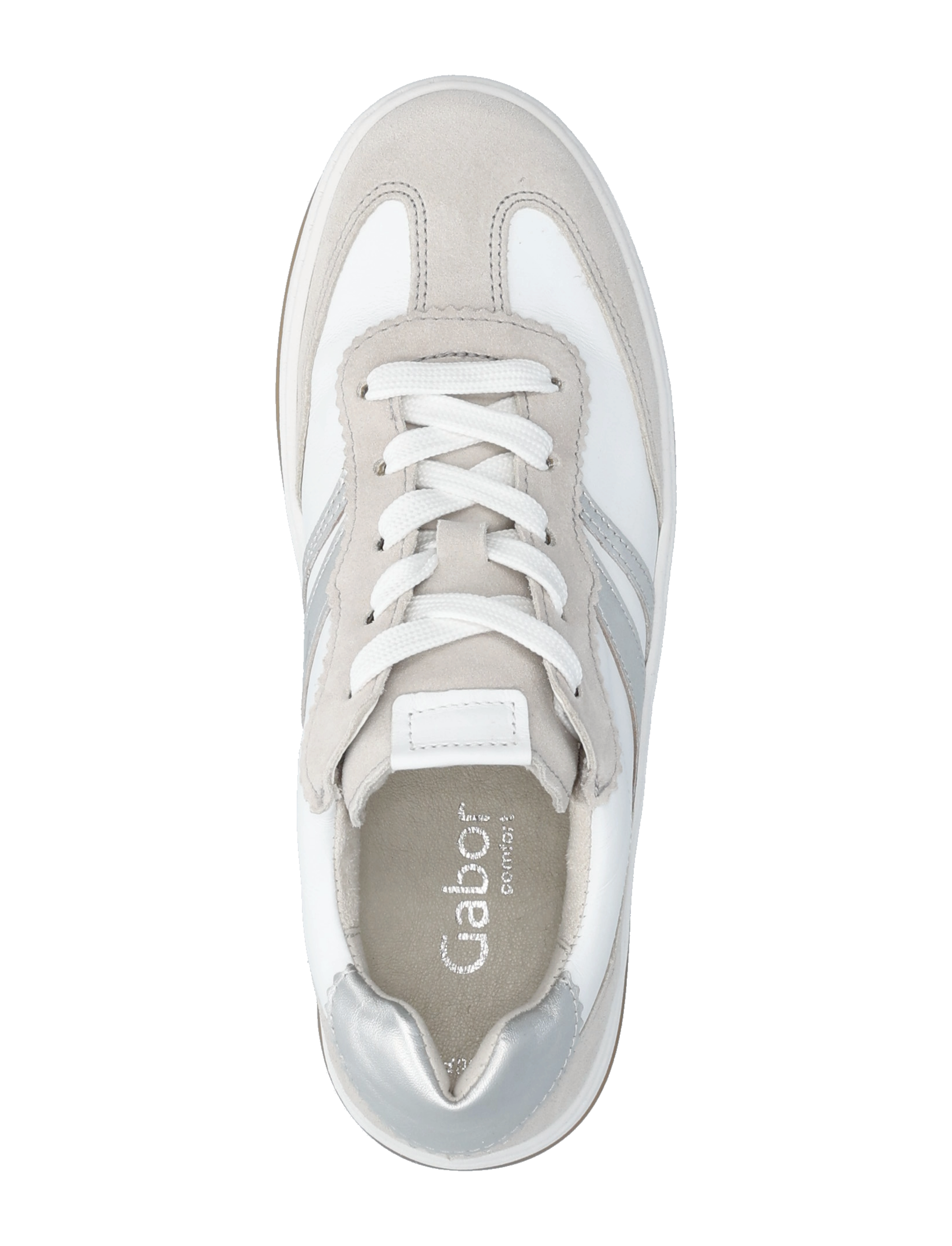 Gabor - Sneaker - white, silver - 3