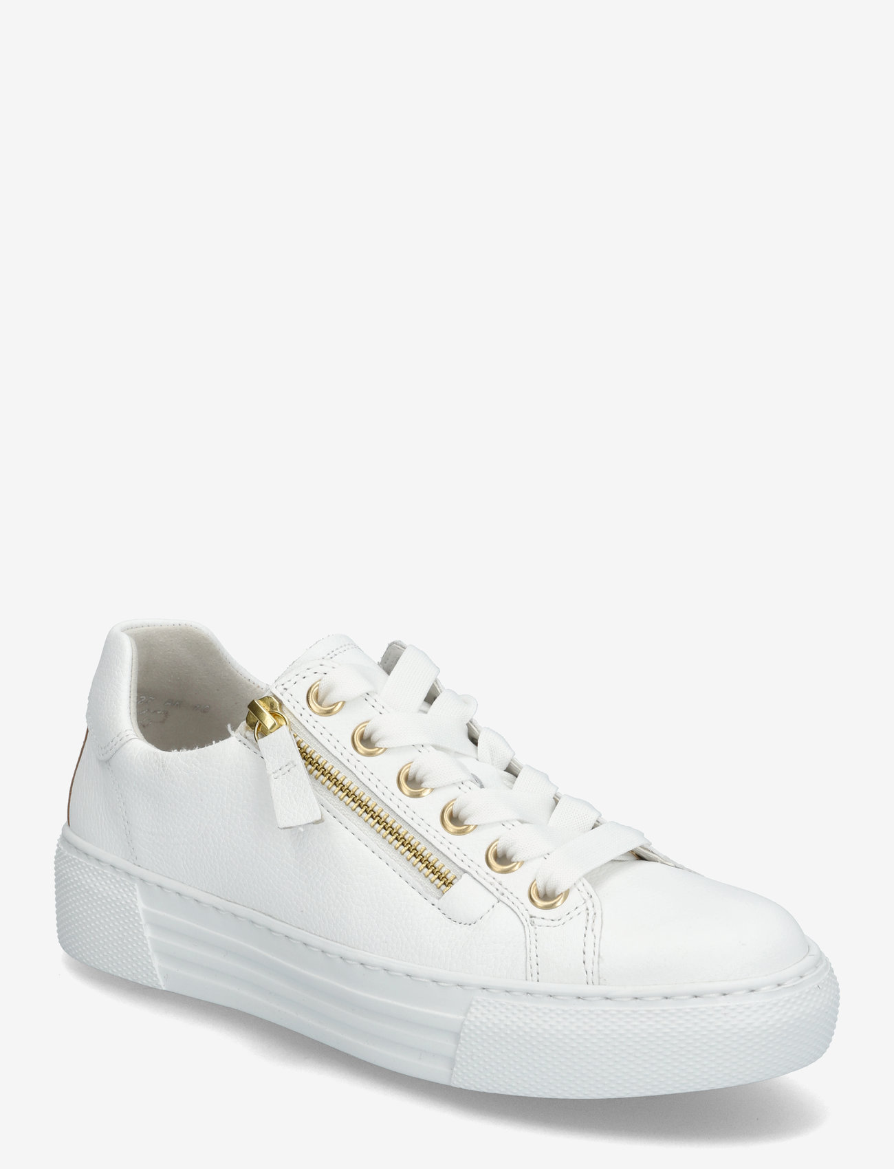 Gabor - Sneaker - niedrige sneakers - white, gold - 0