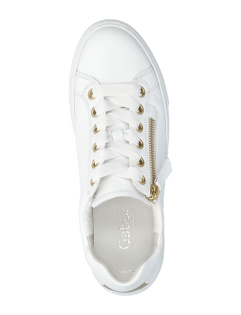 Gabor - Sneaker - white, gold - 3